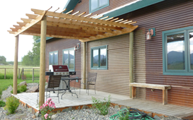 Deck and pergola